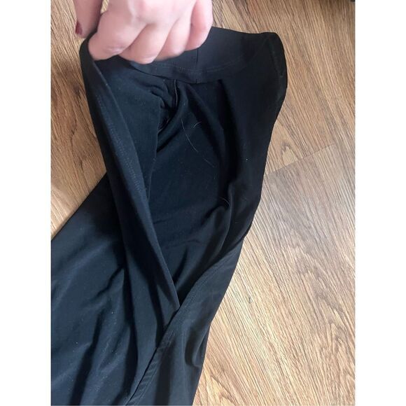 1.state black open leg side ankle pants soft comfy size small - Picture 4 of 4